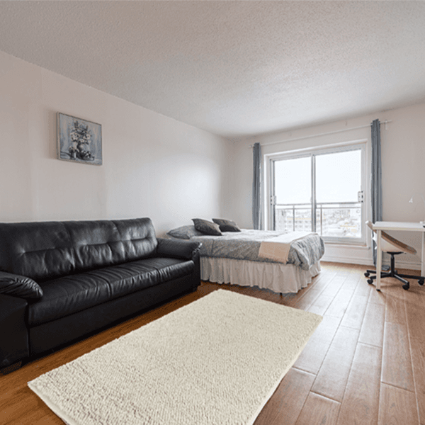 Cozy community lounge area
